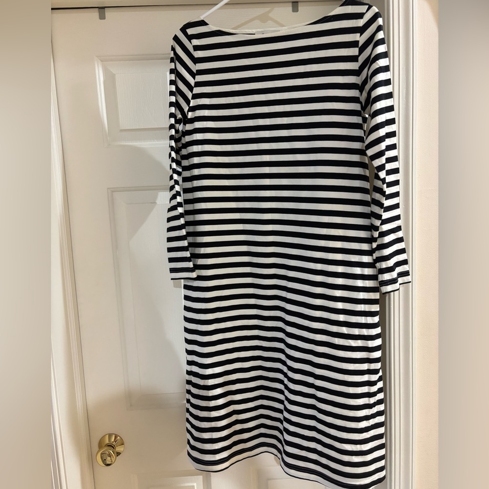 Samuji Renja striped midi dress size S